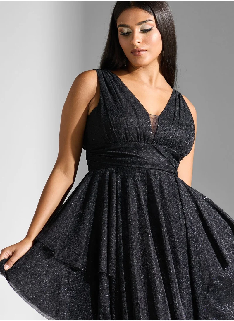 Ella Limited Edition Shimmer Layered Dress