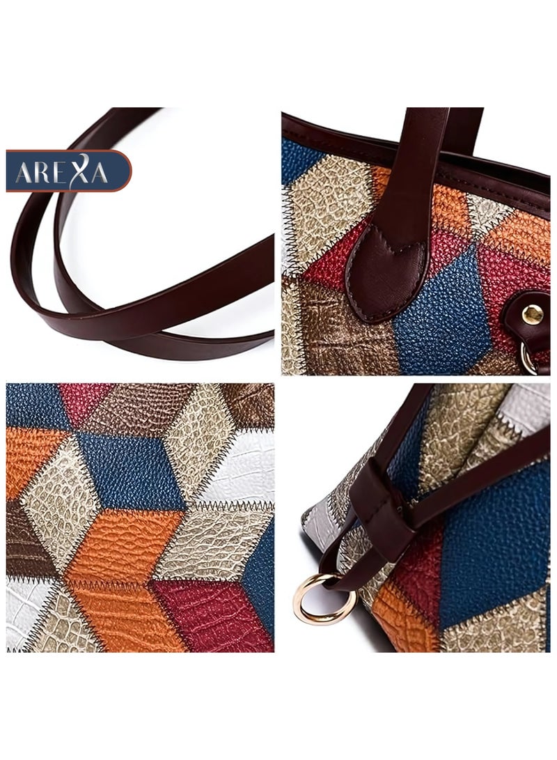 AREXA Women's Handbags & Shoulder Bags - Stylish Tote ladies Hand bags for women, Satchel Purses - Fashionable, Versatile & Elegant Design  - Image 5