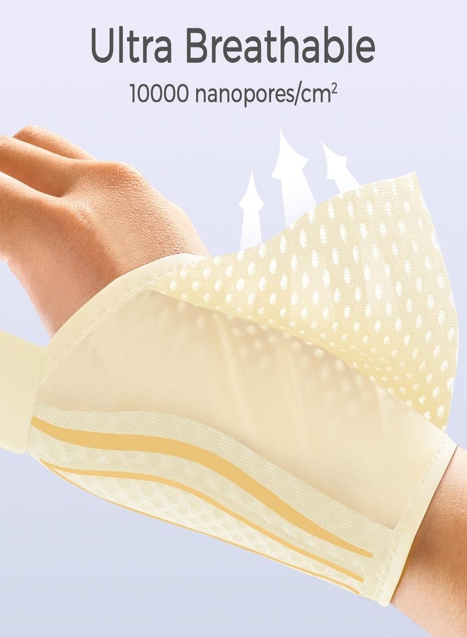 FREETOO Stable Thumb Brace Right Hand Left Hand for Arthritis Pain and Support, Thumb Splint for De Quervains Tenosynovitis,Trigger Thumb and Wrist Stabilizer for Tendonitis, Sprain.Beige Right M - Image 4
