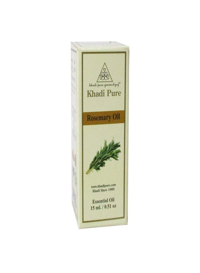 Khadi Pure Herbal Rosemary Essential Oil - 15ml - Image 1