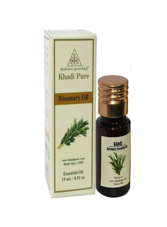 Khadi Pure Herbal Rosemary Essential Oil - 15ml - Image 2
