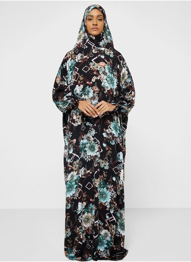 hayas closet - Shirred Sleeve Prayer Dress - Image 1