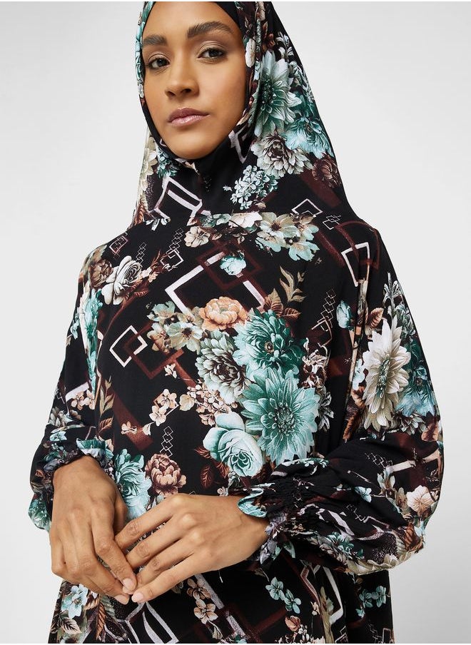 hayas closet - Shirred Sleeve Prayer Dress - Image 1
