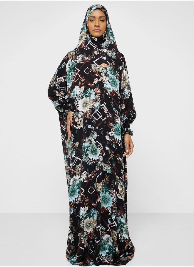 hayas closet - Shirred Sleeve Prayer Dress - Image 1