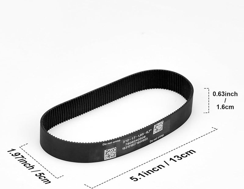 Pifipour Electric Bogie Pinion Belt 7806040508 Compatible with BMW Models - Image 3