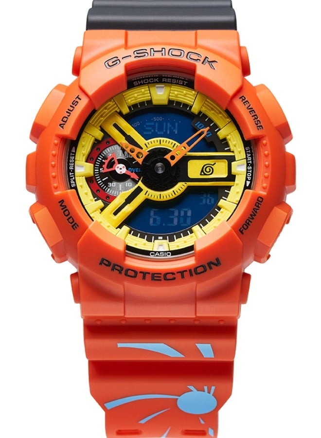 G-SHOCK "NARUTO" Limited Edition "Uzumaki Naruto" GA-110NAR21-4PFN Watch