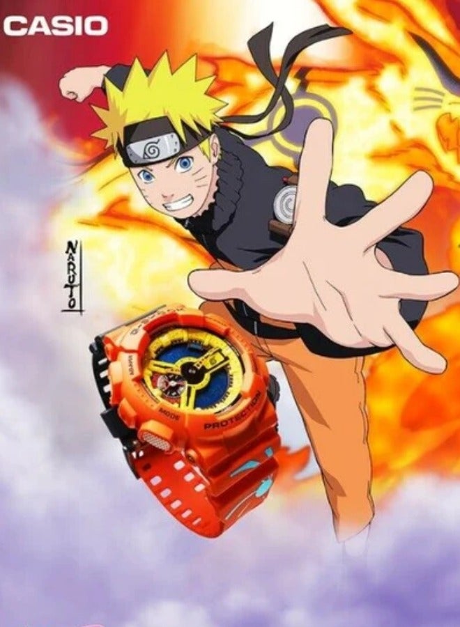 G-SHOCK "NARUTO" Limited Edition "Uzumaki Naruto" GA-110NAR21-4PFN Watch