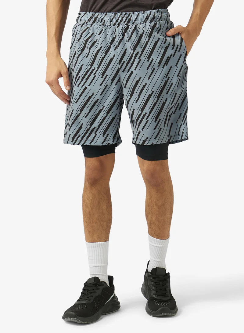 FRWD Sublimation digital print 2 in 1 shorts