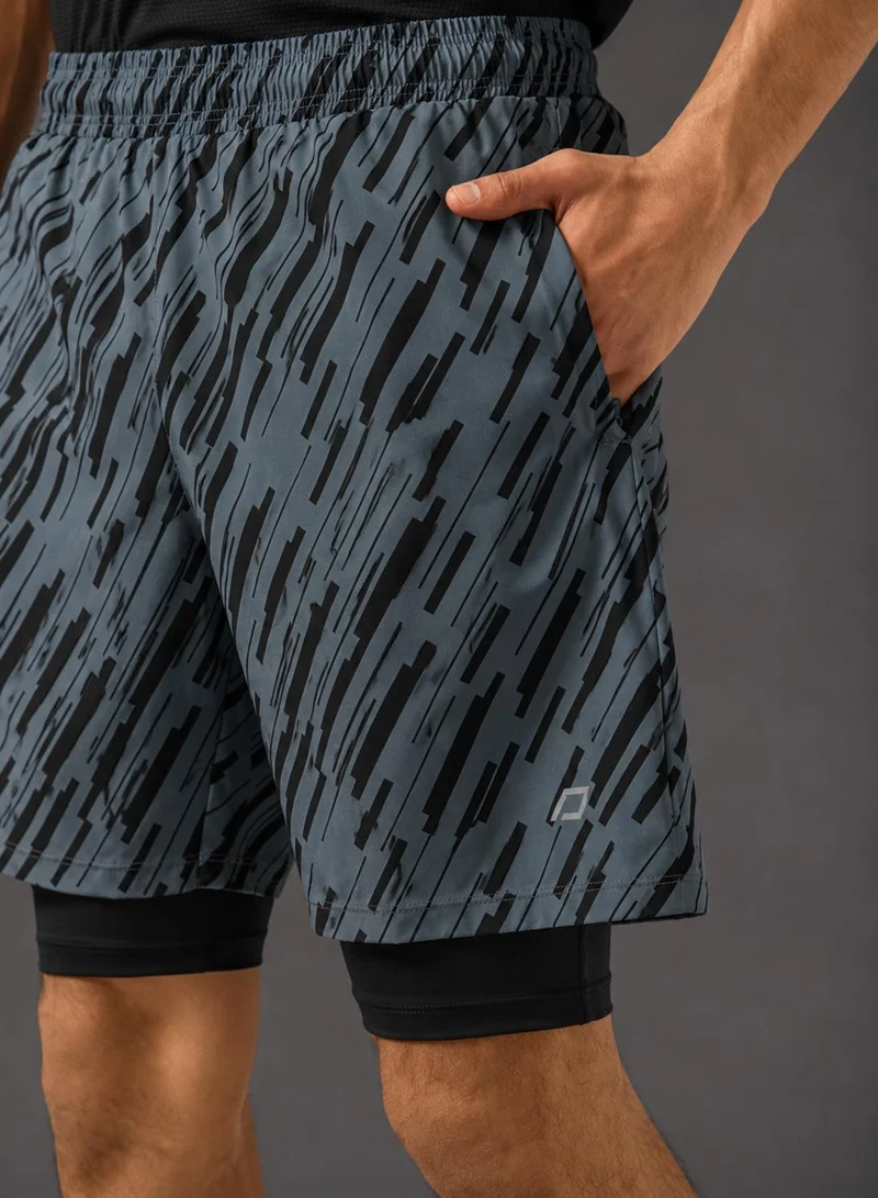 Frwd  Sublimation digital print 2 in 1 shorts for Men | Best Price UAE