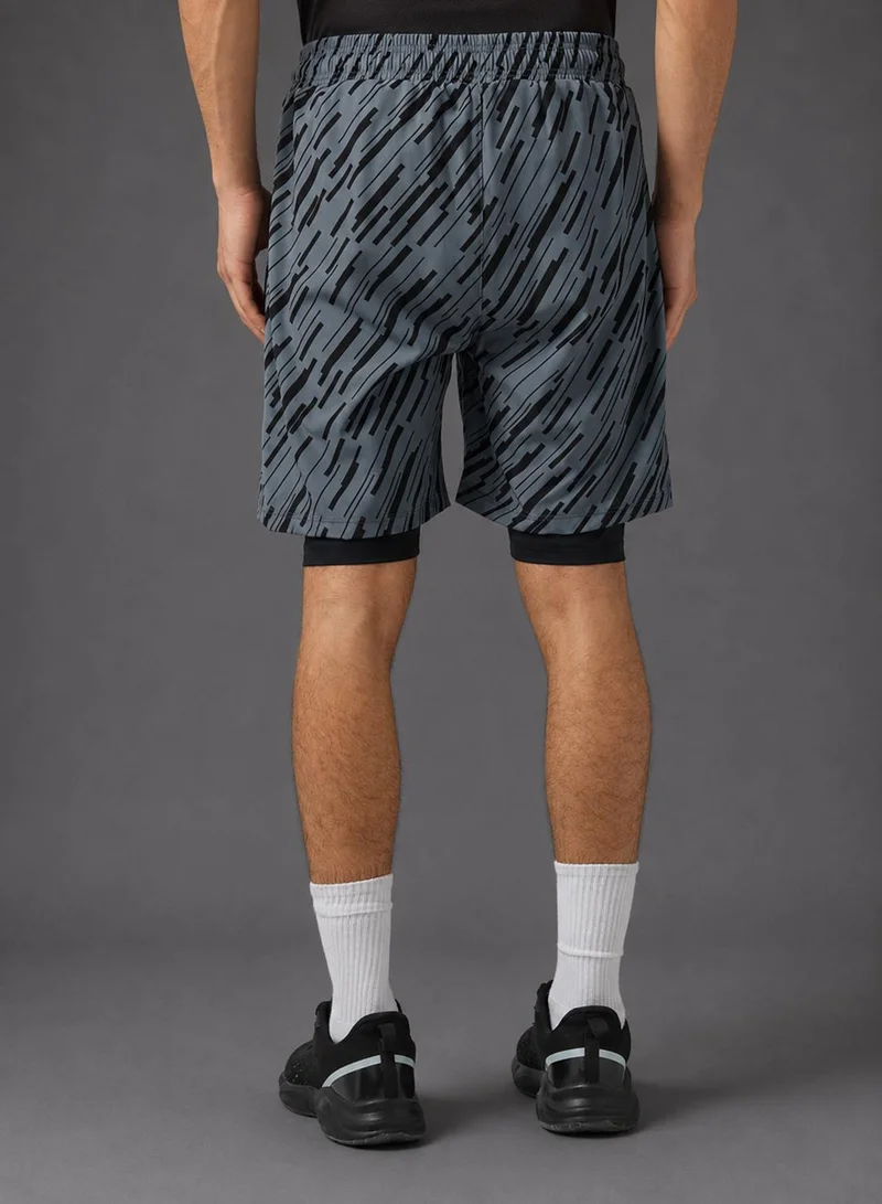 Frwd  Sublimation digital print 2 in 1 shorts for Men | Best Price UAE
