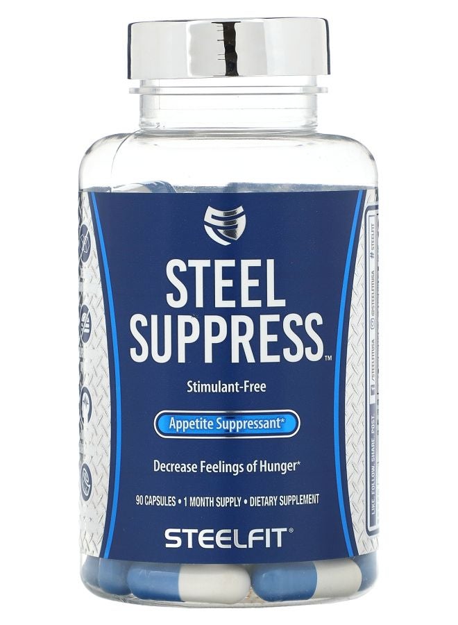 SteelFit Steel Suppress Appetite Suppressant 90 Capsules - Image 1
