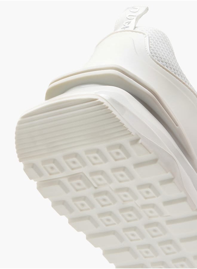 DUCHINI Men's Monotone Sneakers with Lace-Up Closure  - Image 5