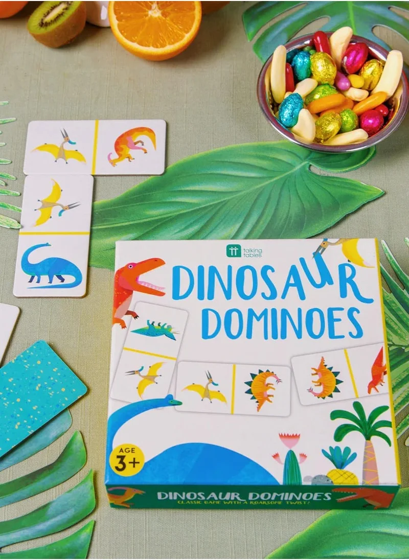 Talking Tables Dinosaur Dominoes Game