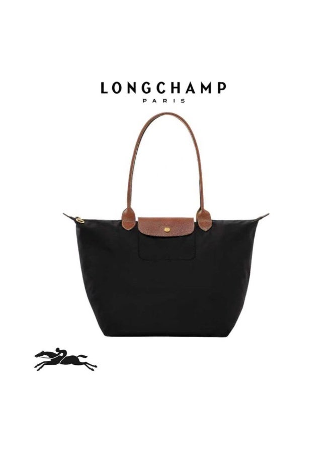 Longchamp Women's Large Camera Bags, Handbags,Shoulder Bags, Black Classic Style - Image 1