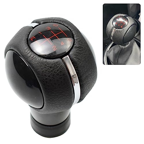 Cakievro Black LeatherABC 6 Speed Manual Gear Shift Stick Knob Fit for Mini Cooper F54 F55 F56 F57 F60 Gear Shift Knob 6 Speed2 - Image 1