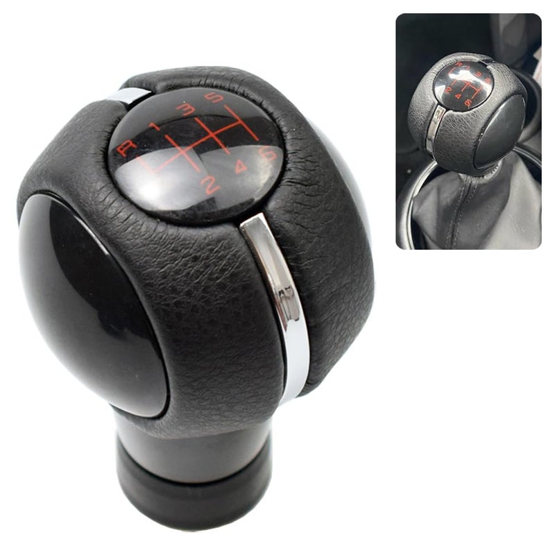 Cakievro Black LeatherABC 6 Speed Manual Gear Shift Stick Knob Fit for Mini Cooper F54 F55 F56 F57 F60 Gear Shift Knob 6 Speed2 - Image 3