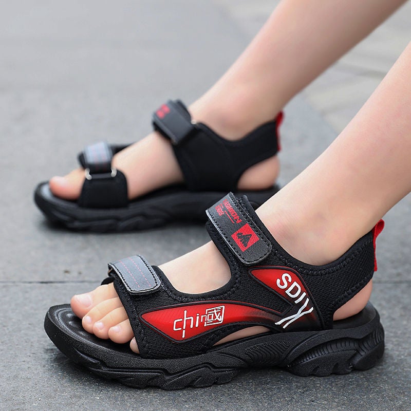Wear-Resistant Summer Children'S Shoes Sandals Men'S Fashion Non-Slip Large Beach Shoes Explosions Soft Bottom Sandals Breathable - Image 4