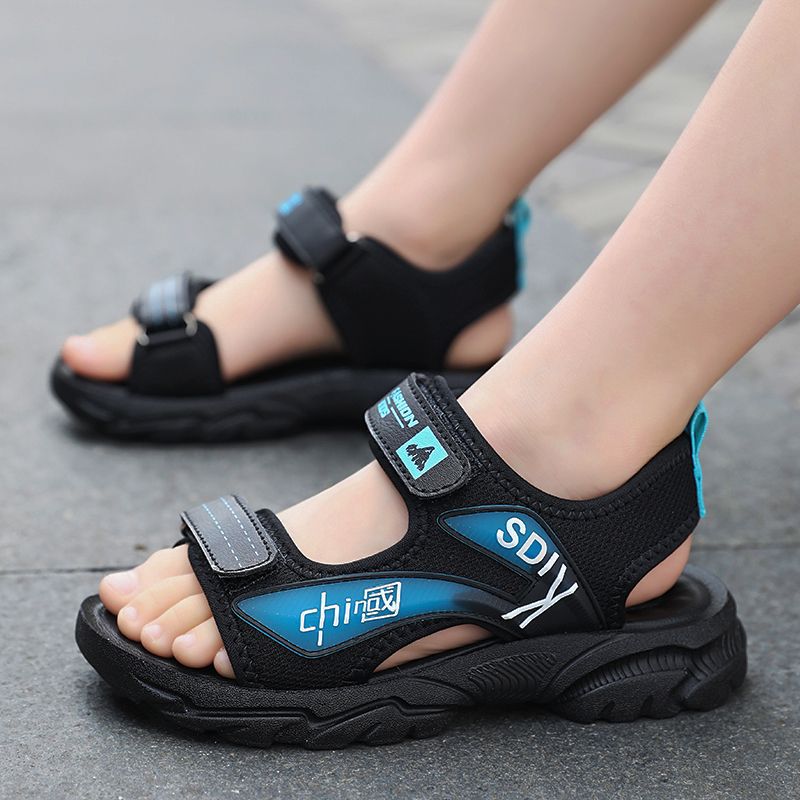 Wear-Resistant Summer Children'S Shoes Sandals Men'S Fashion Non-Slip Large Beach Shoes Explosions Soft Bottom Sandals Breathable - Image 2