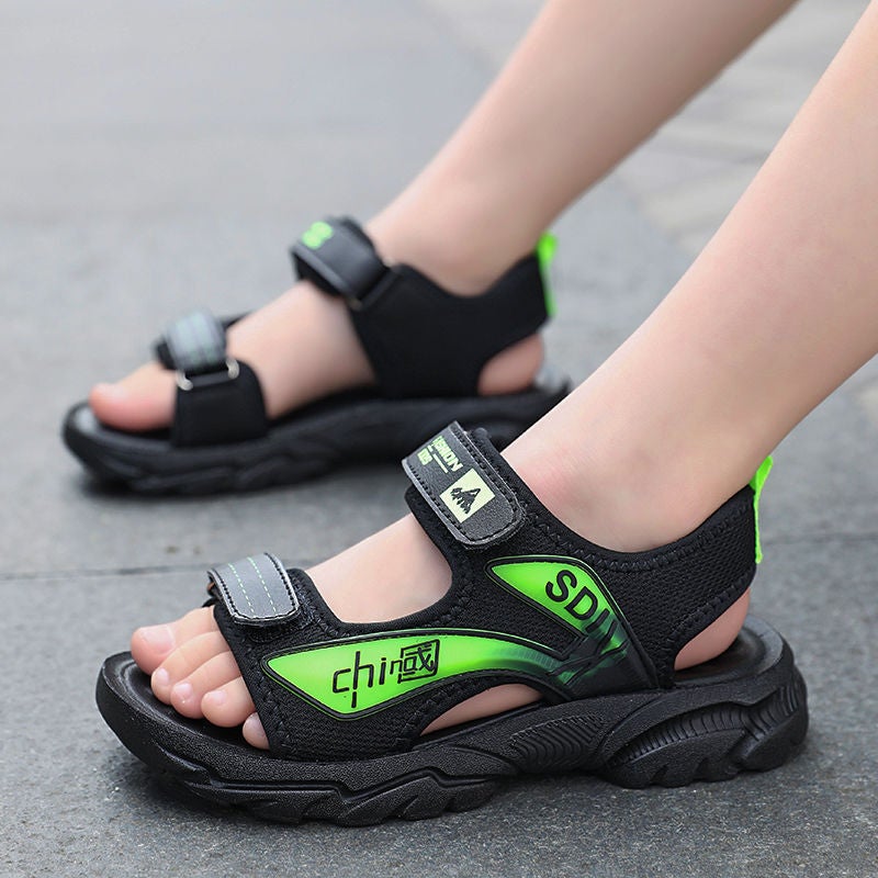Wear-Resistant Summer Children'S Shoes Sandals Men'S Fashion Non-Slip Large Beach Shoes Explosions Soft Bottom Sandals Breathable - Image 3