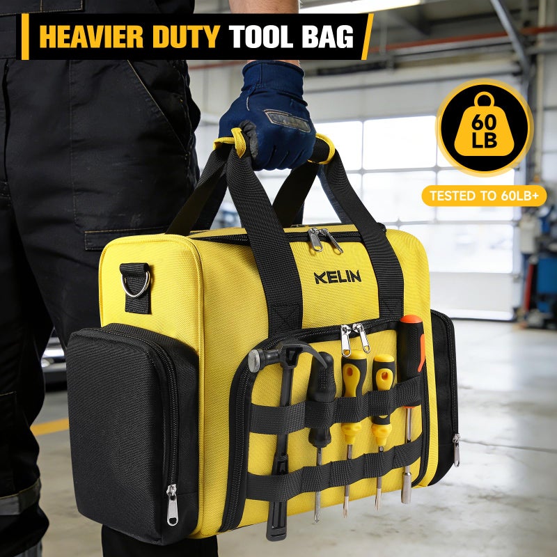 KELIN Tool Bag Box Organizer, Wrench Organizer, Toolbox, Tool Bags for Men Storage, Electrician Tool Bag, Caja De Herramientas, Birthday Gifts for Him Dad, Gadgets for Men, Father's Day Gift Ideas - Image 2
