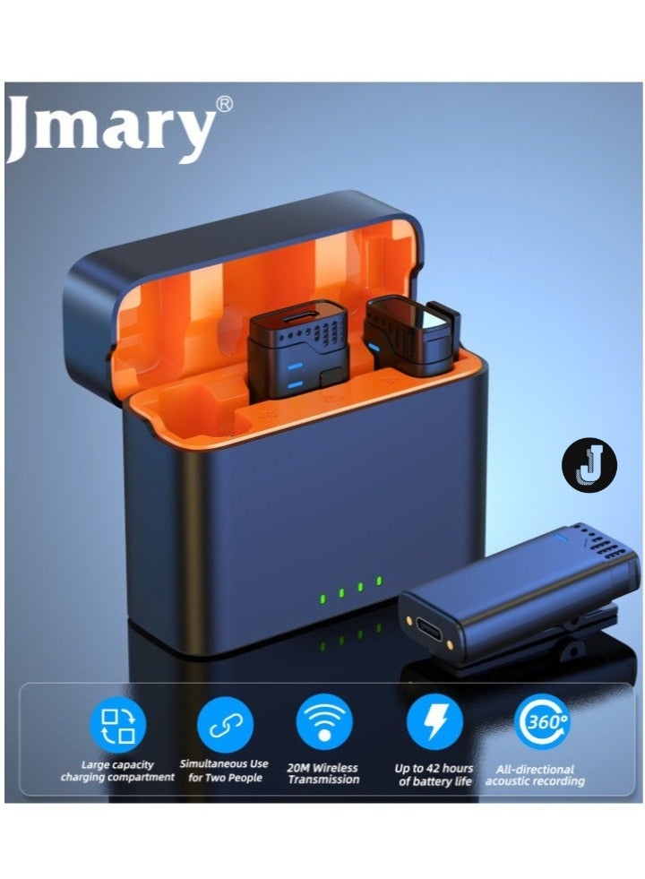 JAJEEK "New MW-16 2.4G Wireless Microphone for Mobile & Camera – Portable Lapel Lavalier Mic with Receiver for Clear Audio" - Image 1