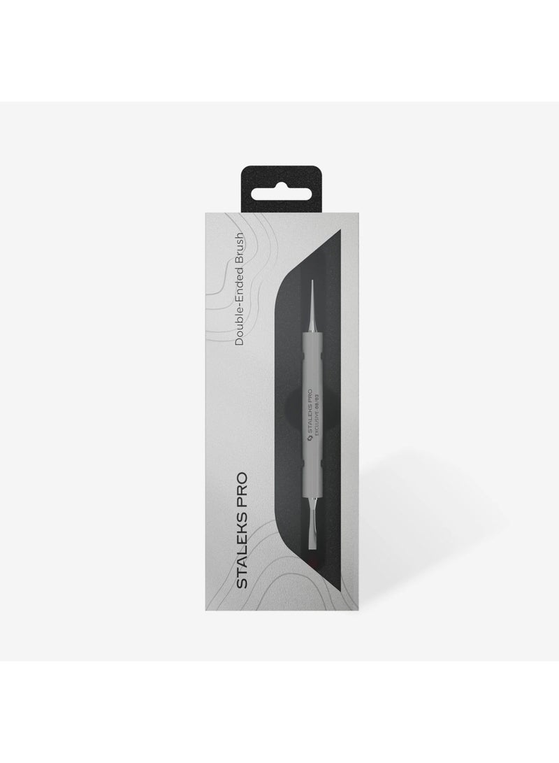 STALEKS EXCLUSIVE 08/03 Double-ended gel brush 10 mm / liner 10 mm - Image 3