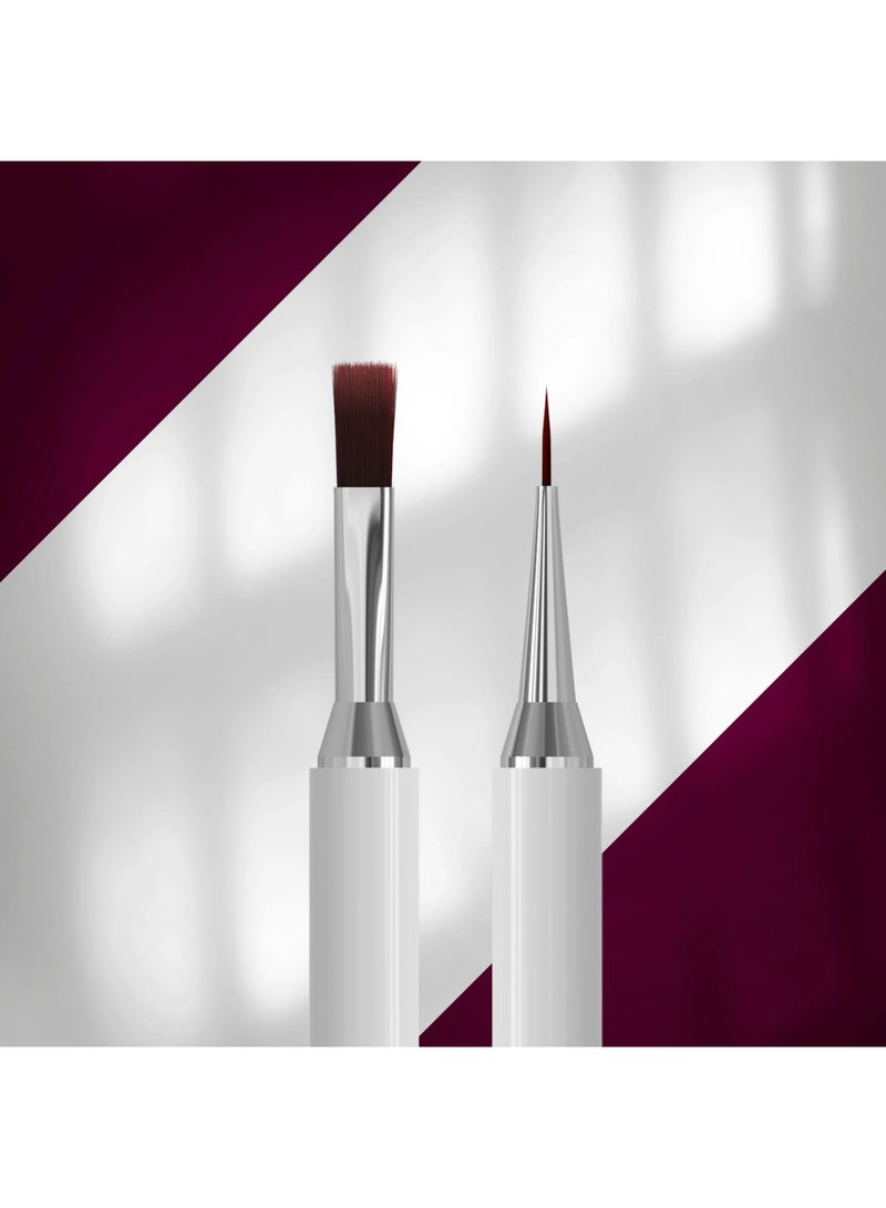 STALEKS EXCLUSIVE 08/03 Double-ended gel brush 10 mm / liner 10 mm - Image 1