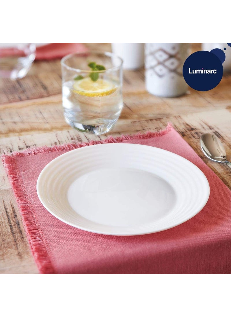 Luminarc Luminarc Opalware Harena Dinner Plate (10.5 inch, White) - Set of 6  - Image 2