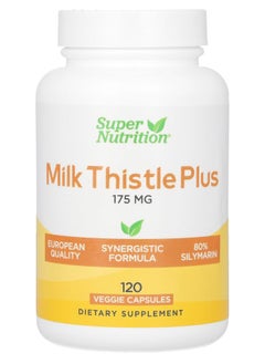 Super Nutrition Milk Thistle Plus 175 mg 120 Veggie Capsules 