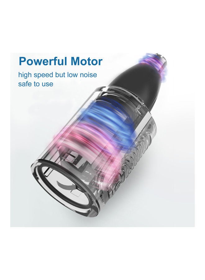 NIBEMINENT Nose Hair Trimmer Black - Image 2