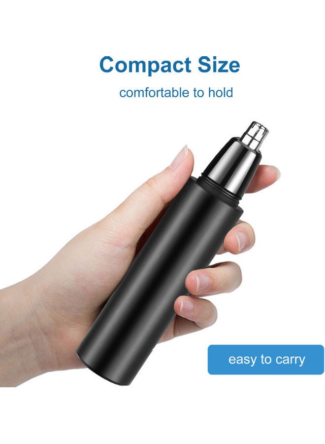 NIBEMINENT Nose Hair Trimmer Black - Image 5