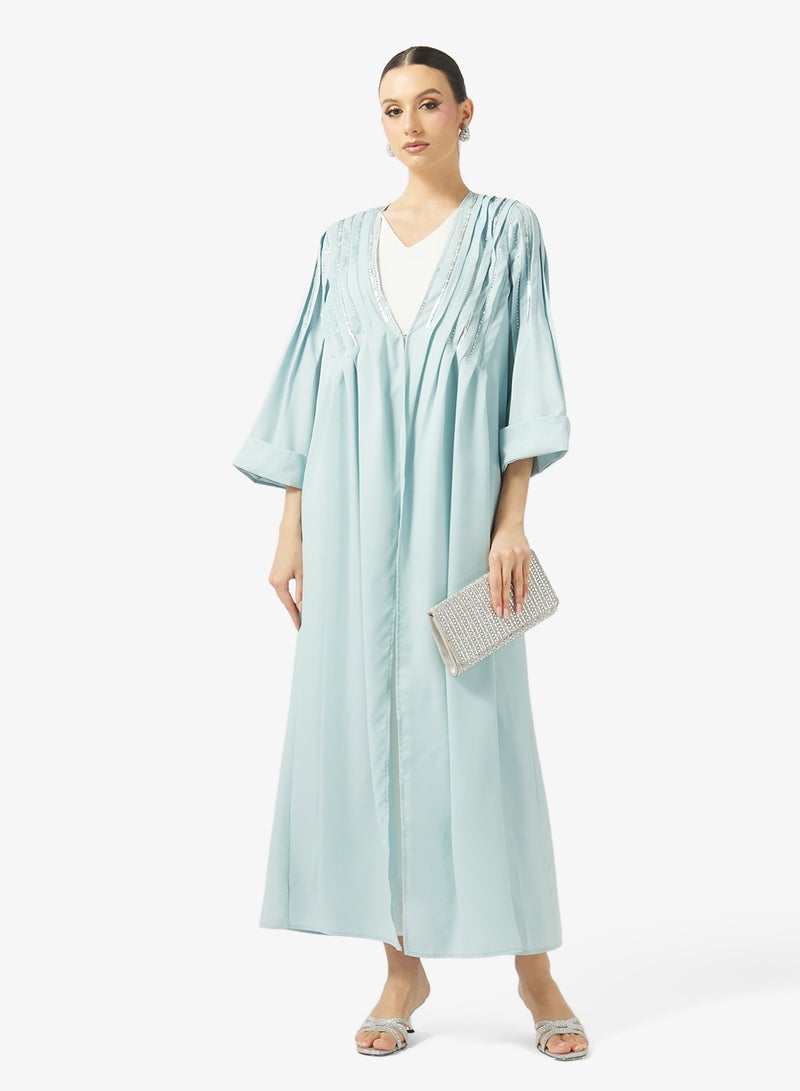 Khizana Embroidered Abaya - Image 4