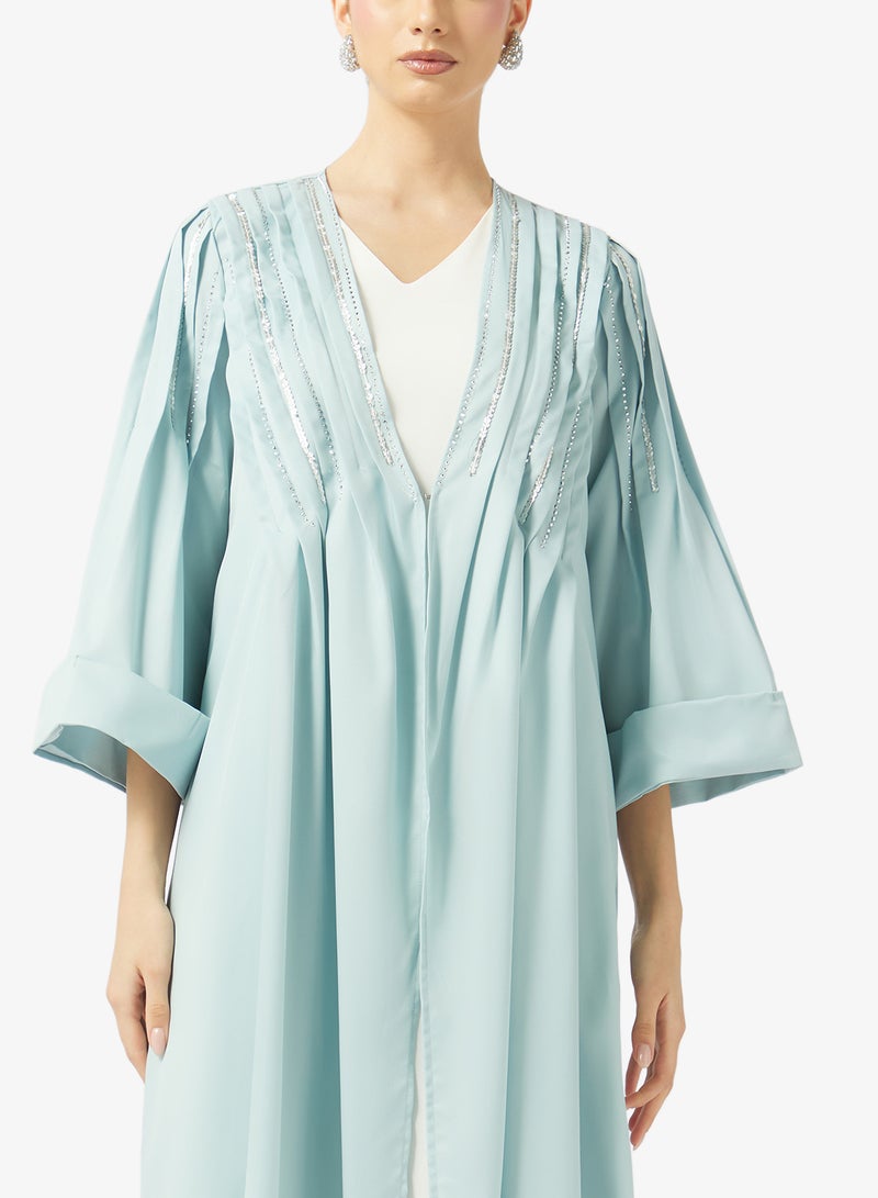 Khizana Embroidered Abaya - Image 3