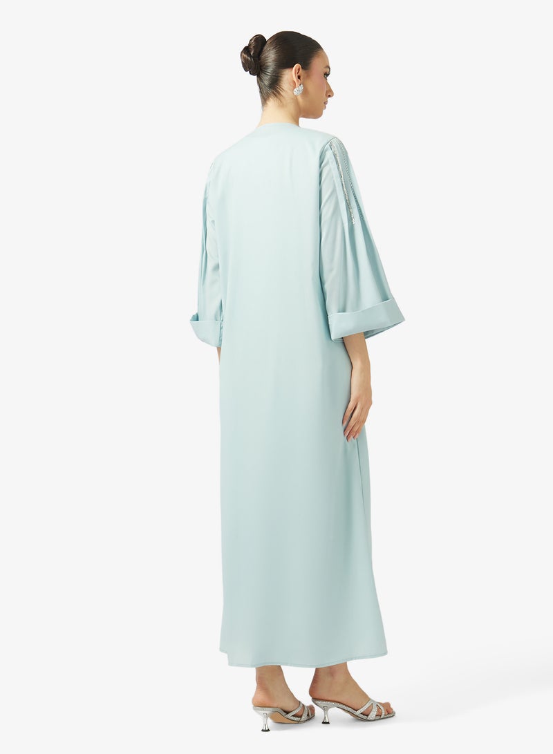 Khizana Embroidered Abaya - Image 2