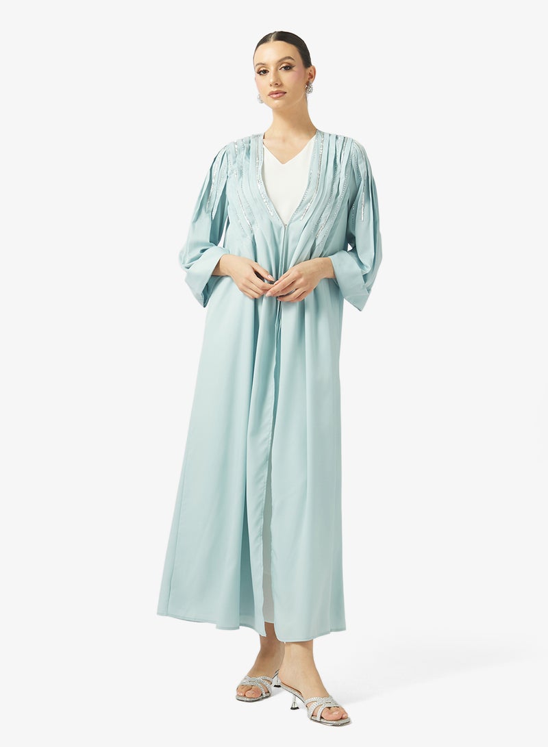 Khizana Embroidered Abaya - Image 1
