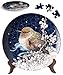 PieceRelax 3D Puzzle Plate 124 Pieces Phoenix Chan Bird on Plum Branch Jigsaw Puzzle for Adults Decorative Plate with Durable Plastic Pieces Ideal Gift for Home or Office Dcor PL1007 - Image 2
