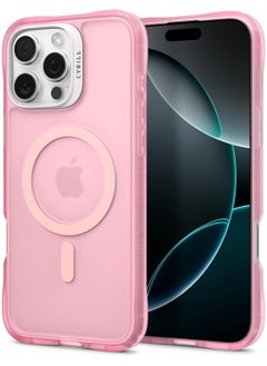 CYRILL Ultra Sheer Mag for iPhone 16 Pro Max Case Cover Compatible with MagSafe [Shock-Absorbent] - Pink  - Image 1