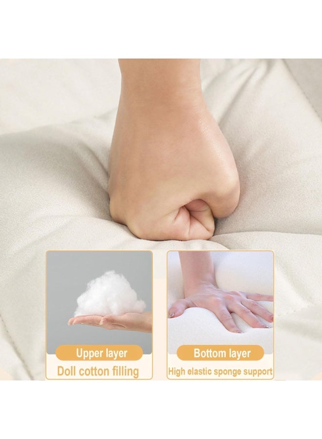 والالا كرسي أريكة سرير كسول قابل للطي مع وسادة، لا يتطلب تجميعًا، قابل للتعديل في 5 مستويات، مريح ومتعدد الاستخدامات، مثالي للألعاب والقراءة والتأمل - Image 4