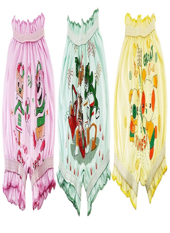 Style Girls/Boys & Kids Pure Cotton Cartoon Printed Bloomers/Panty Multi Colour (777 Pack of 3) - Image 1