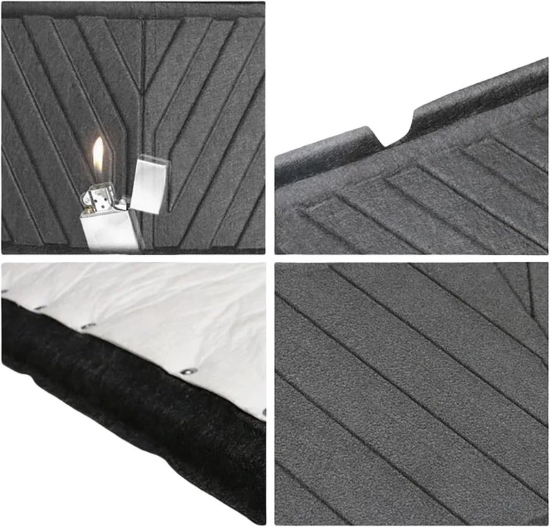 Compatible for Tesla Model Y Front Engine Hood Insulation Cotton Pad Double-Layer Front Trunk Frunk Lid Dustproof and Soundproof Mat Cover - Image 3