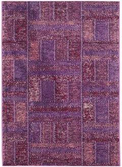 Safavieh SAFAVIEH Monaco Collection 2'2" x 8' Purple / Multi MNC214L Modern Non-Shedding Living Room Entryway Foyer Hallway Bedroom Runner Rug  - Image 4