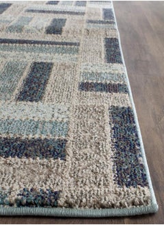 Safavieh SAFAVIEH Monaco Collection 2'2" x 8' Purple / Multi MNC214L Modern Non-Shedding Living Room Entryway Foyer Hallway Bedroom Runner Rug  - Image 3