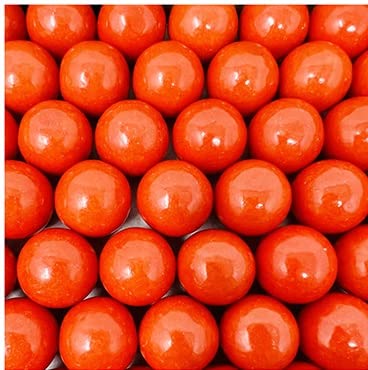 Bayside Candy 1" Large Gumballs - Colored Gumball Collection - Gumball Machine - Shimmer and Solid Colors (Red Gumballs 1" Large, 1LB) - Image 3