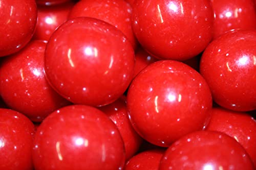 Bayside Candy 1" Large Gumballs - Colored Gumball Collection - Gumball Machine - Shimmer and Solid Colors (Red Gumballs 1" Large, 1LB) - Image 5