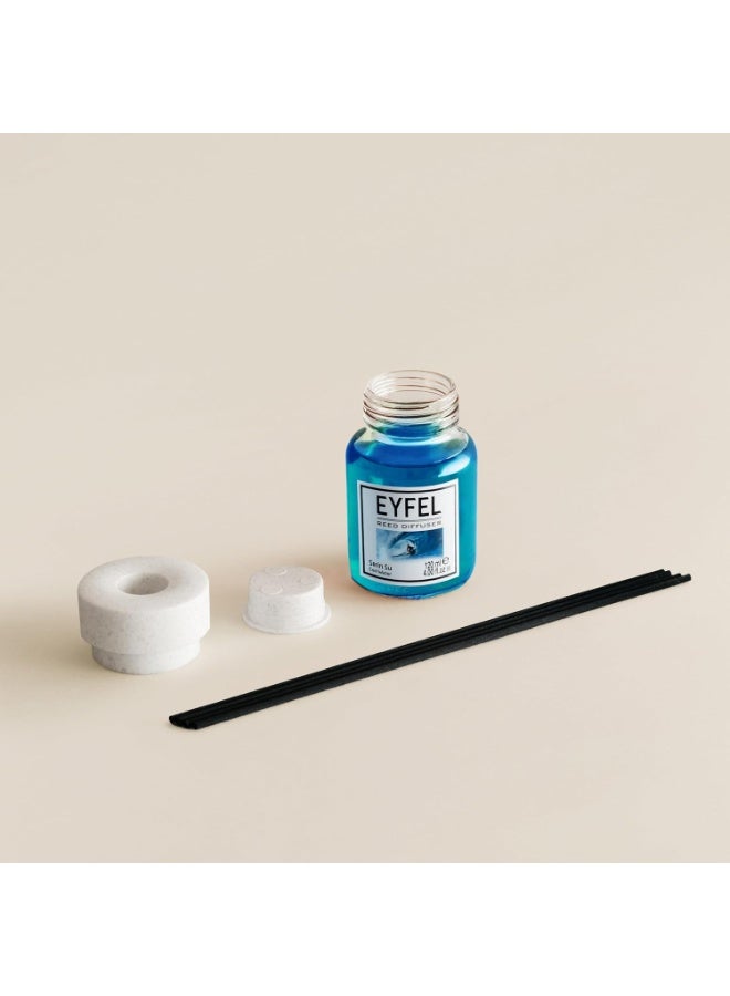 EYFEL EYFEL Cool Water Reed Diffuser, 120ml (4.05 fl oz) | Premium Eau de Parfum Home Fragrance | Fresh & Aquatic Scent for Bathroom & Home - Image 5