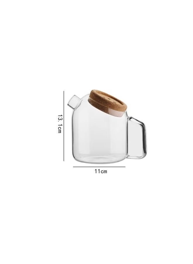 Tea Kettle Clear/Brown 11x13.1cm - Image 2