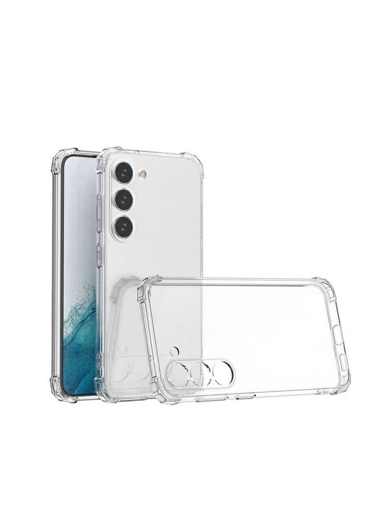 Raxoom Samsung Galaxy S23 5G Cover Case soft TPU Transparent Back Protective Case shock Absorbent Reinforced Bumper Corners for S23 Clear 5G - Image 2