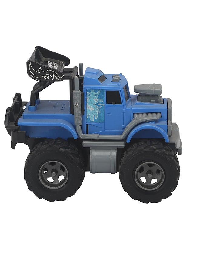 Galaxy - Galaxy Friction Mini Monster Truck with Realistic Lights & Sound | Durable Toy Vehicle for Kids | Educational & Interactive Play - Image 1