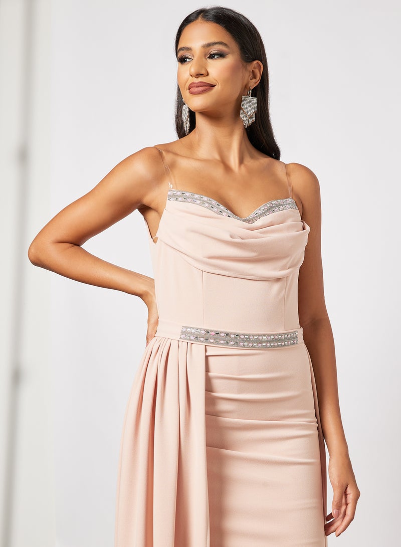Zoey Draped Formal Dress  - Image 3