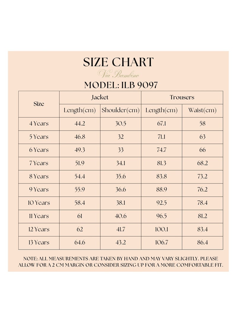 فيا بامبينو بدلة رسمية بيضاء للأولاد 9097 - Image 4